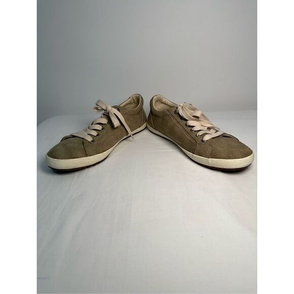 Taos Women’s canvas low top star beige sneakers size 6.5. #S-0327 - Picture 3 of 8